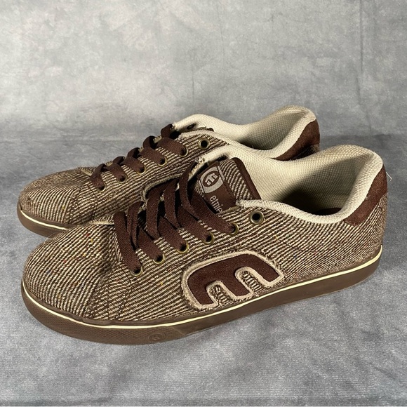 Etnies Calli-Vulc Skate Shoes W 10 M 8.5 Streetwear Sneakers Brown Retro - Picture 3 of 9